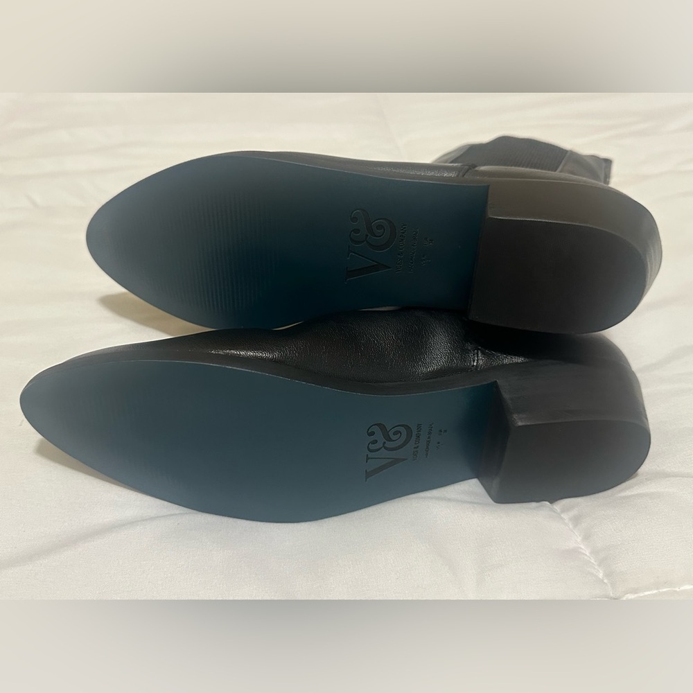 New Never Worn Voes&Company Harlow Chelsea Boots (vegan, black) size US 7/ EU 38 - Picture 4 of 7